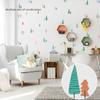 Creative Warm Kids Room Home Decor Boho Polka Dot Wall Stickers Baby Room