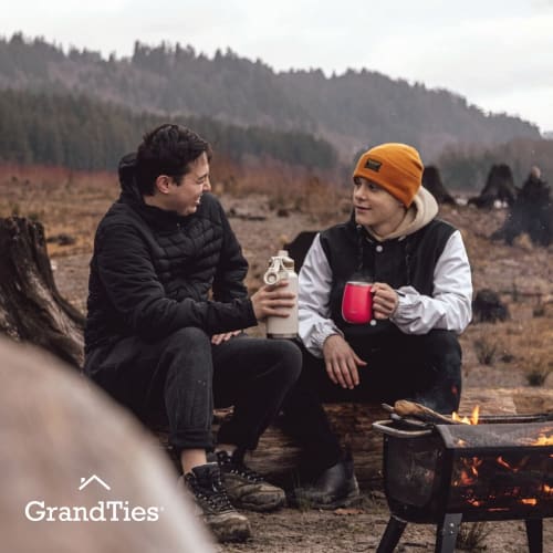 GRANDTIES Premium Vacuum Insulated Mug, 460ml - Easy-Open Slide Lid & Available in 19 Colors, Stainless Steel, Double-Wall Vacuum Insulation, Keeps Dr