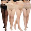 Loose Fitting Large Pantyhose for Full Pregnant Women of 4 [FULL CHECK] (set Colors)