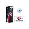 Мяч для гольфа Bridgestone TOUR BX White 2024, модель 12 мячей, набор из 2 штук, оригинальная карточка магазина в комплекте