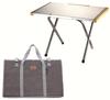 Camping Moon Bonfire Table Stainless Steel Embossed with Storage Bag T-370
