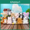 Плюшевая игрушка Пингвин Медведь Кролик из коротковорсовой мягкой ткани для детей и коллекционеров