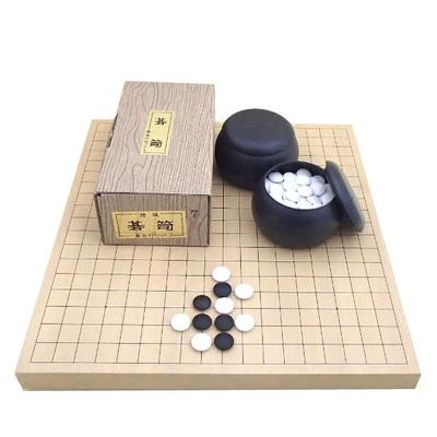 Набор досок для го Shinkaya 10 настольных досок для го Sho Go board и P Go board и Go stone camellia No. (19-позиционный набор)