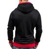 Men's Asymmetrical Zipper Hoodie - Autumn/Winter Collection, Multiple Colors
