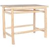 Side Table - DKD HOME DECOR - Natural Teak - 137 X 70 X 28 Cm - Multicolor - Solid Wood