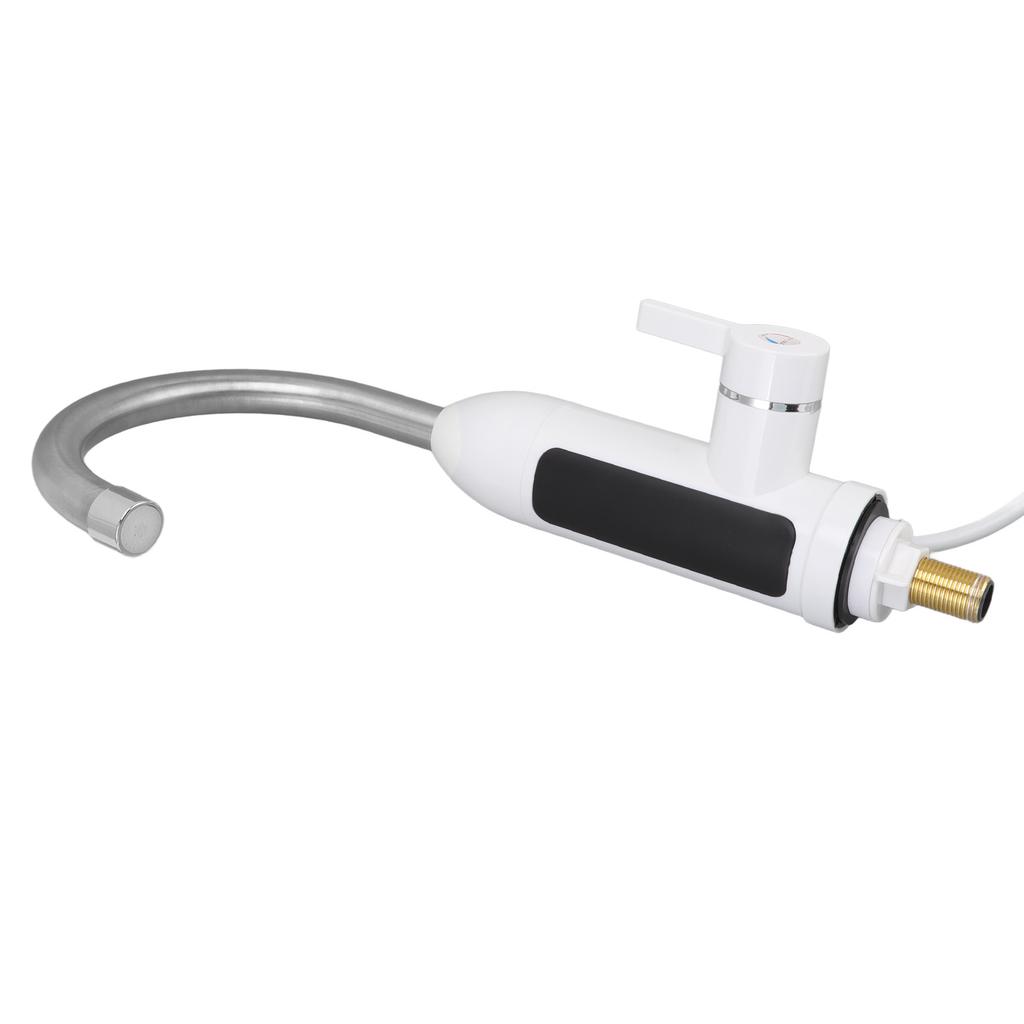 3000W Instant Water Heater Faucet IPX4 ABS Tankless Stainless Steel Kitchen Heating Tap for Home UK