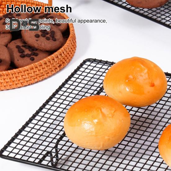 1/2 шт. Подставка для охлаждения торта, прямоугольная сетчатая складная полка для выпечки десертов, жаропрочная антипригарная подставка для сушки хлеба, печенья, мусса и лапши