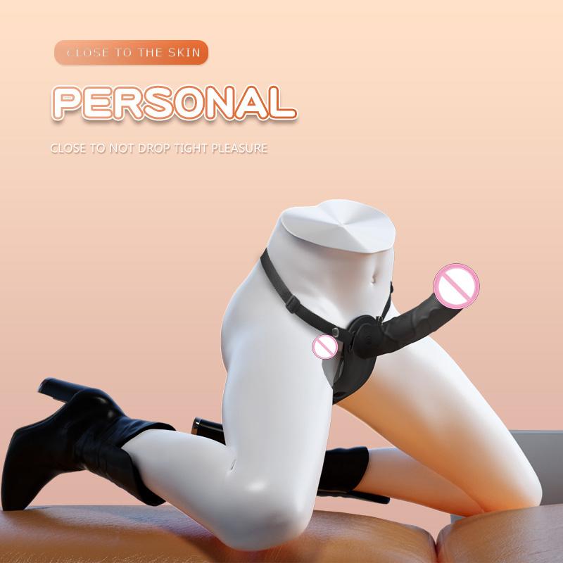 Страпон искусственный пенис вибратор электрический двойной головкой вибрирующий носимый ремень на поясе дилдо G точка секс-игрушки для женщин лесбиянок