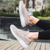 Fashion Autumn-spring Soft Sole Women Sneakers Loafers Designer Flats Lace-up Shoes Sport Dropship Drop Shipping Mobile Collection