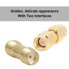 4PCS Double Pass Connector 2PCS SMA Male to Male Adapter Golden SMA Connector Kit  Technicians