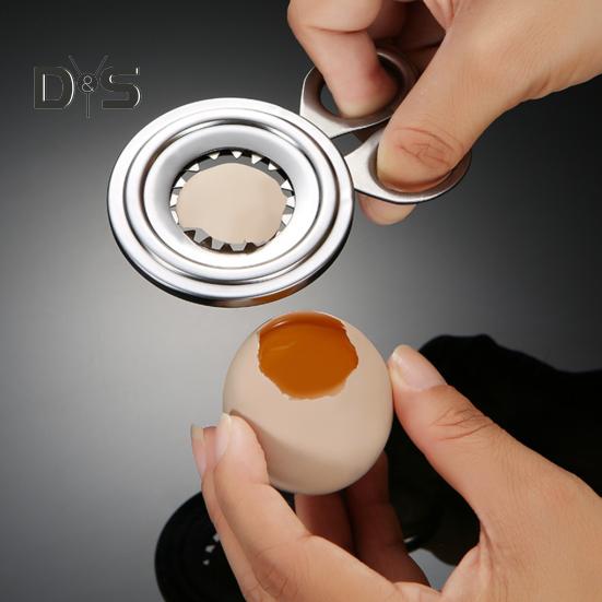 Инструмент для открывания яиц, ножницы из нержавеющей стали для резки яичной скорлупы, кухонная утварь для аккуратной выпечки