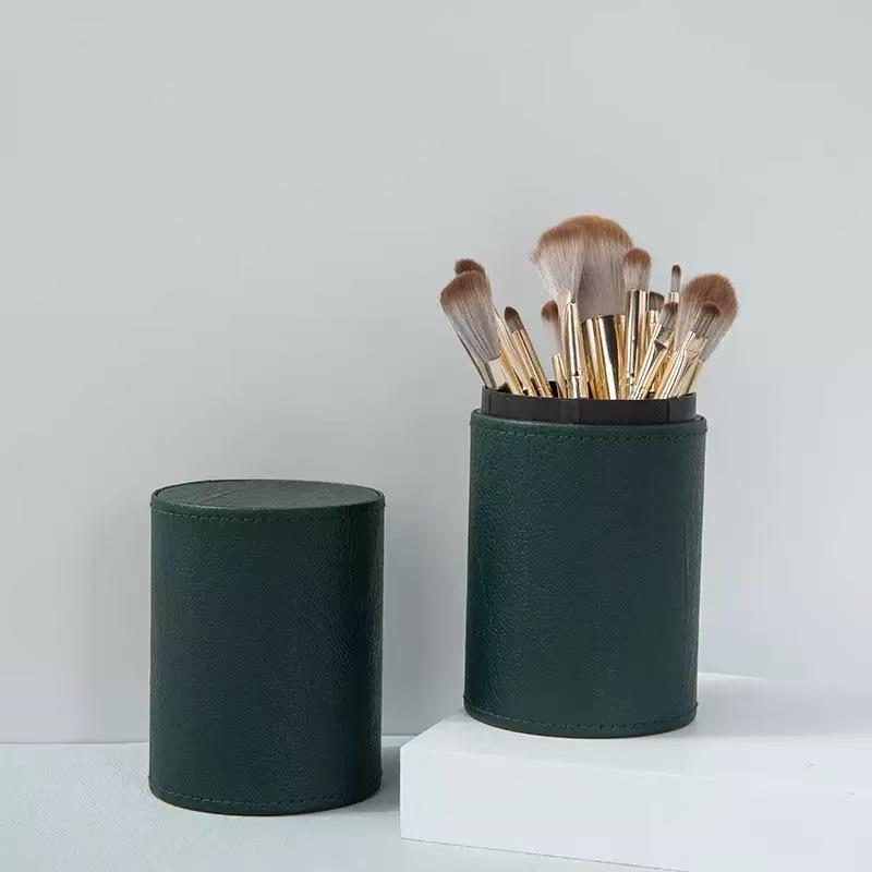 Набор кистей для макияжа Cangzhou Green Cloud из 14 предметов: Мягкие кисти для рассыпчатой пудры, теней для век, тональной основы — идеально подходят для новичков