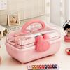 3-Layers Jewellery Box Waterproof Hair Accessories Organizer Cute Toy Storage Box