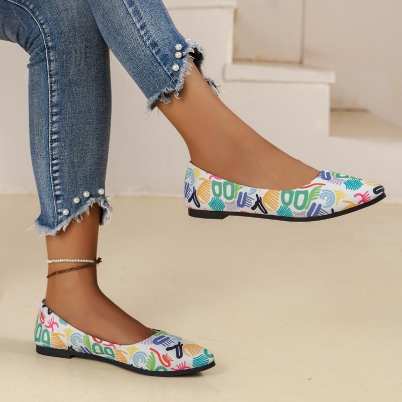 2024 осенняя новая модная женская обувь на одинарной платформе, удобная и повседневная универсальная обувь на плоской подошве для женщин