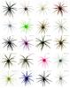 BUBBA Fishing Floating Sea Urchin19mm Bionic Soft Lure Artificial Soft Bait for Saltwater Fish River & Lake Use 90mm/110mm