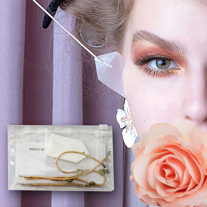 40 шт. Лента для подтяжки лица, невидимые V-образные пластыри, комплект тонких наклеек для лица