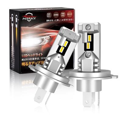 Новая светодиодная лампа H4 для фар, светодиодная 6500K, белая, 24000LM, суперяркий выключатель, 30 Вт, простая установка, безвентиляторный, IP68, сверхпрочная, водонепроницаемая, долговечная