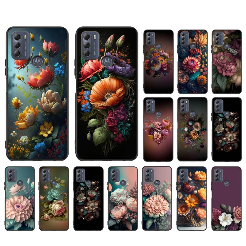Wild Flower Phone Case For Moto G84 G22 G32 G42 G52 G62 G53 G72 G60 G60S G100 G10 G20 G30 G13 G50 G 5G G Pure