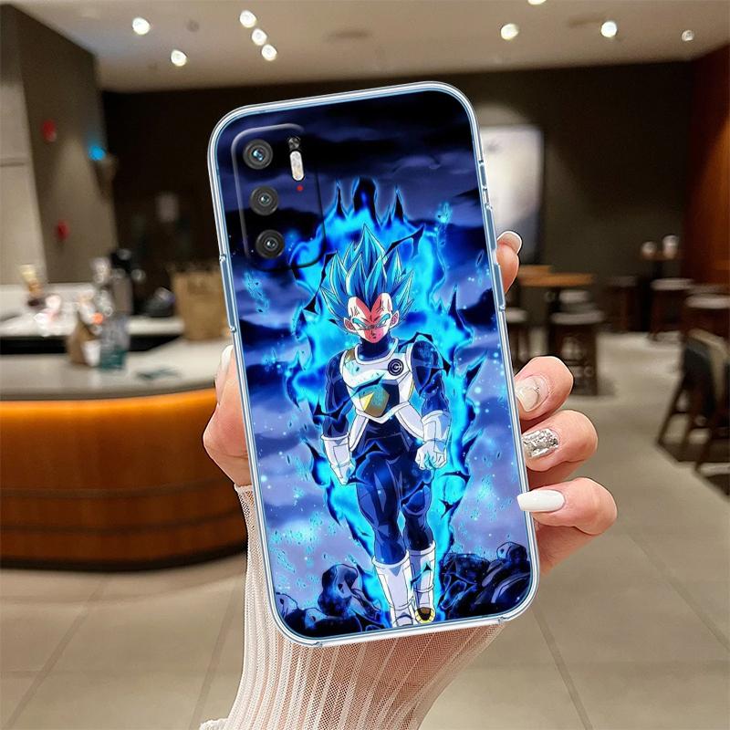 RE7 Anime Dragon Ball Vegeta Transparent Phone Case for Motorola Moto G7 G8 G9 G84 G85 G73 G24 G15 Z2 Play Power Plus