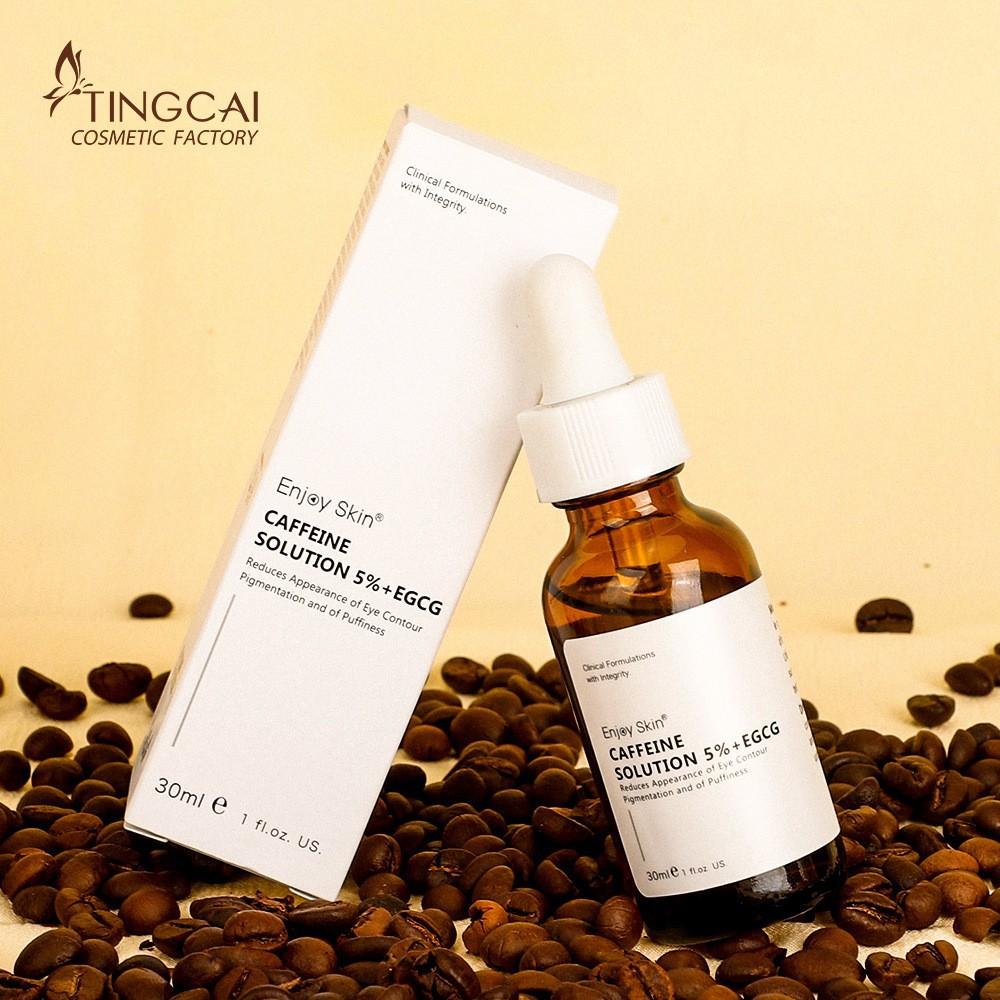 Caffeine Eye Serum for Dark Circles, Fine Lines and Wrinkles, Firming Facial Essence for Night Repair