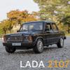 1:18 Россия LADA 2107 NIVA Литые металлические модели Игрушечный автомобиль 6 дверей открываются Звук Свет Оттянуть назад Транспортное средство Коллекция Подарок Детские игрушки
