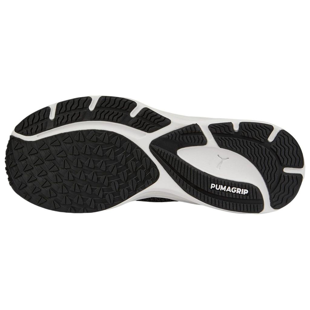 Puma Velocity Nitro 2 Легкая ткань с эффектом отскока Нескользящие Прочные Дышащие Низкие Повседневные Кроссовки для бега Унисекс кроссовки Черно-белые 376918-01