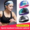 Absorbent Cycling Headwear Sport Headband Soft Sweatband for Men Women Yoga Hair Bands Head Sweat Bands Sports Band