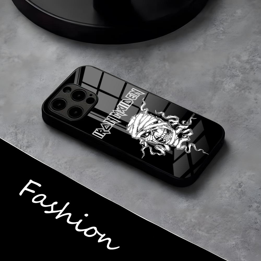 Чехол для телефона R-Run-To-The-H-Hills-Iron-M-MaidenES для iPhone 17 Pro Max 16 15 14 Pro Max 13 11 X Xs Xr 8 7Plus Стеклянная крышка