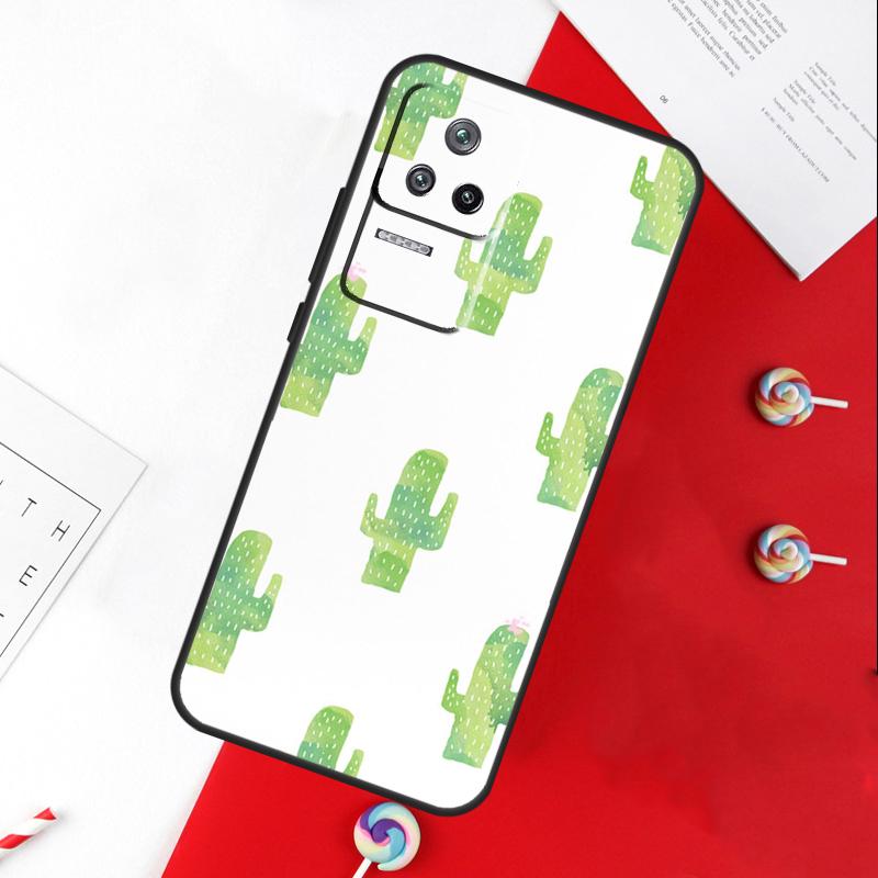ЧЕХОЛ CACTUS BANANA РЕТРО ВИНТАЖ ЛЕТНИЙ Для Xiaomi 14 Ultra 15 13 11T 12T 13T 14T Pro POCO X7 Pro X3 X5 X6 M6 F5 F6 Pro