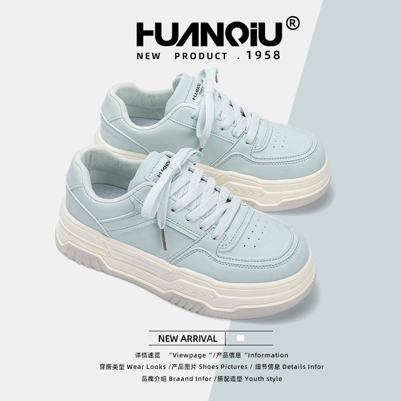 Глобальная женская обувь на платформе, увеличивающая высоту, женская обувь ZHQ5361-1, весенняя новая тенденция, универсальная ретро-спортивная обувь для женщин