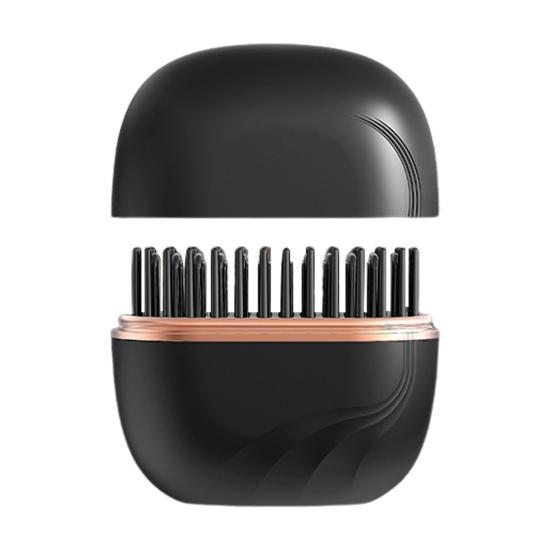 Мини-расческа-выпрямитель для волос 3 регулируемых температурных режима Перезаряжаемая Портативная Дорожная Легкая Быстрый нагрев