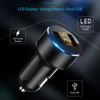3.1a Автомобильное зарядное устройство с двумя USB-разъемами для Iphone 12 6s 7 8 11 Tablet Xiaomi Samsung S10 со светодиодным дисплеем Универсальное автомобильное зарядное устройство для мобильного телефона