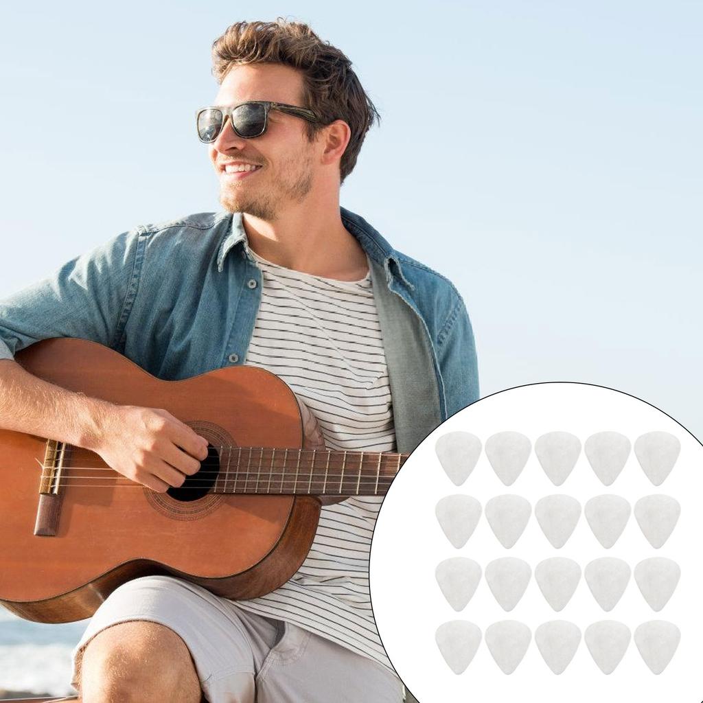 20 шт. Металлические медиаторы для гитары, яркие звуки, нержавеющая сталь, медиатор для электрогитары, баса, укулеле, прочный