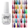 Гель-лак Gelish Набор: Однотонный, Стойкий Гель, База и Топ, Идеально для Маникюрных Салонов.