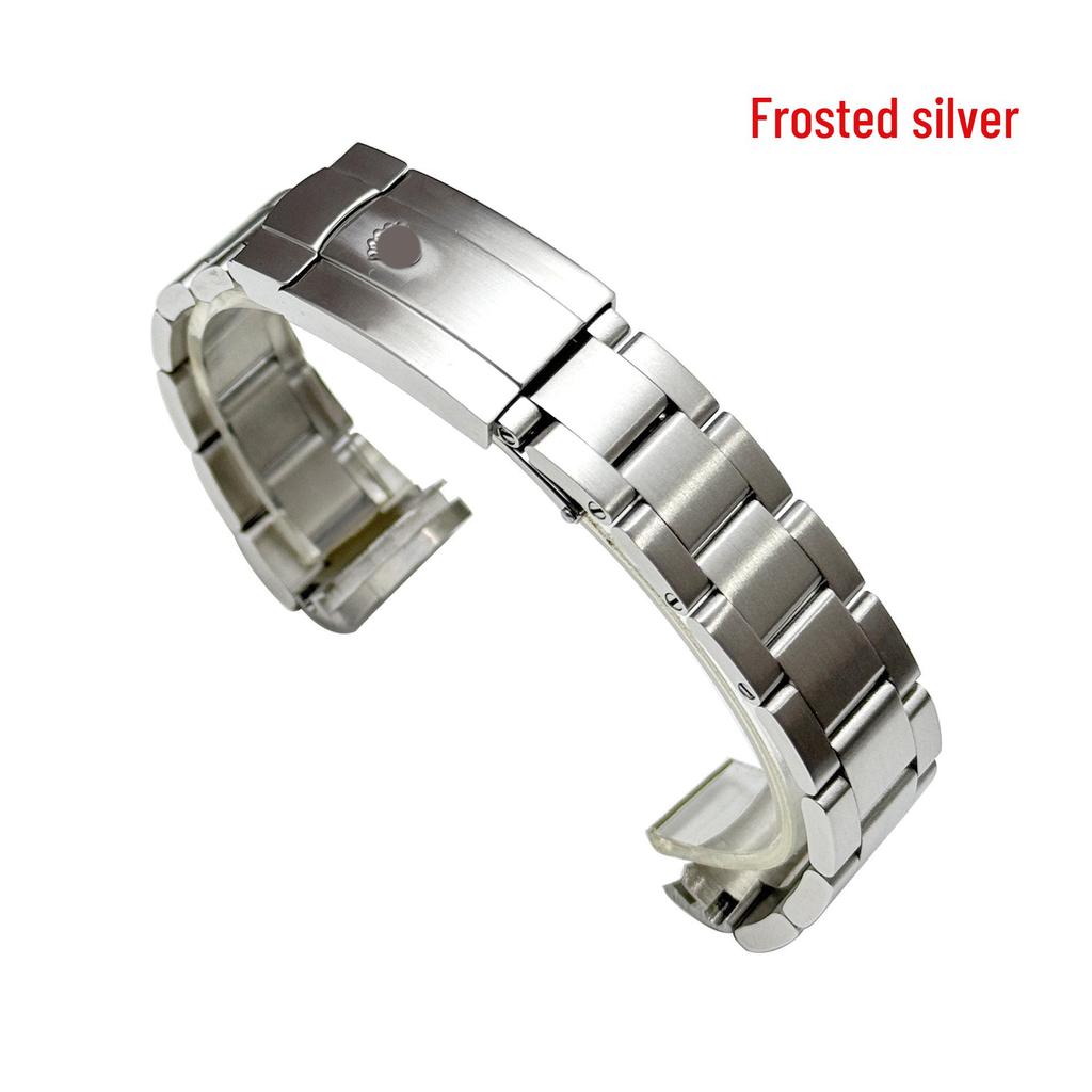Нержавеющая сталь, ремешок для часов с изогнутым концом для Rolex Submariner, Datejust, Oyster Perpetual, Daytona - Подходит для 20 мм и 21 мм