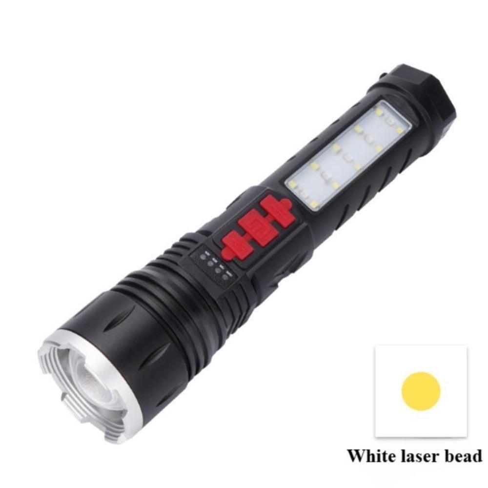 НОВЫЙ 10000LM светодиодный фонарь высокой мощности со встроенным аккумулятором 6000 мАч тактический фонарь аварийный прожектор самый мощный фонарь