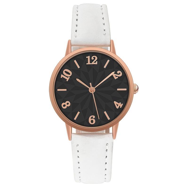 Trendy Unisex Casual Women Dress Wristwatches Leather Belt Watches Ins Watch Women Watch Ladies' Quartz Clock Simple Frosted