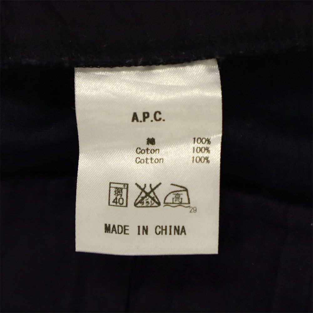 A.P.C. Длинные брюки S Темно-синие Прямые брюки Мужские Б/у