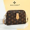 Женская модная сумка Baellerry на одно плечо в европейском и американском стиле с монограммой, сумка через плечо с двойной молнией