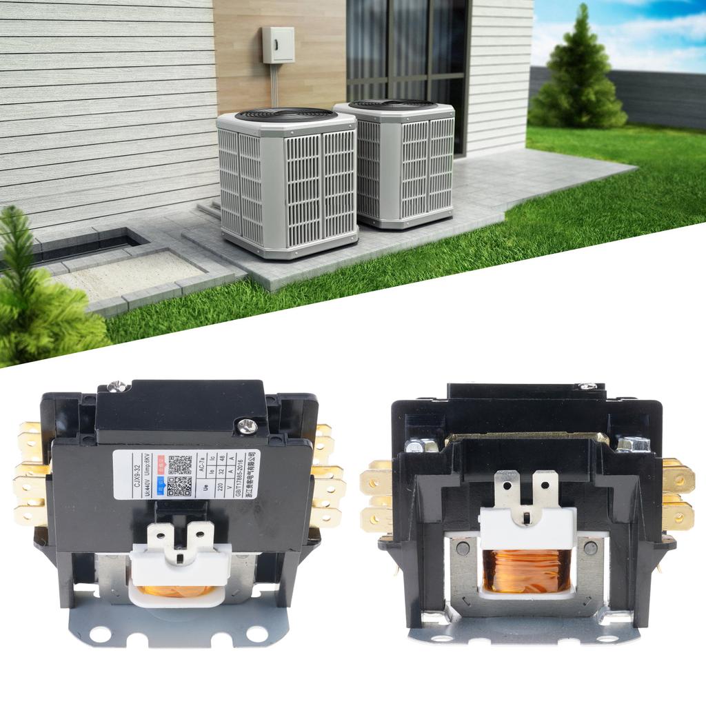 Портативный контактор 220 В катушки Аксессуар для кондиционеров, тепловых насосов и холодильных систем 130 А Полюса 30 А