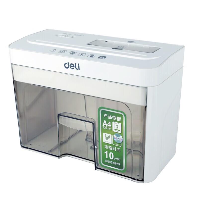 Deli 3-Level Security Personal Desktop Shredder CN plug (adapter included)