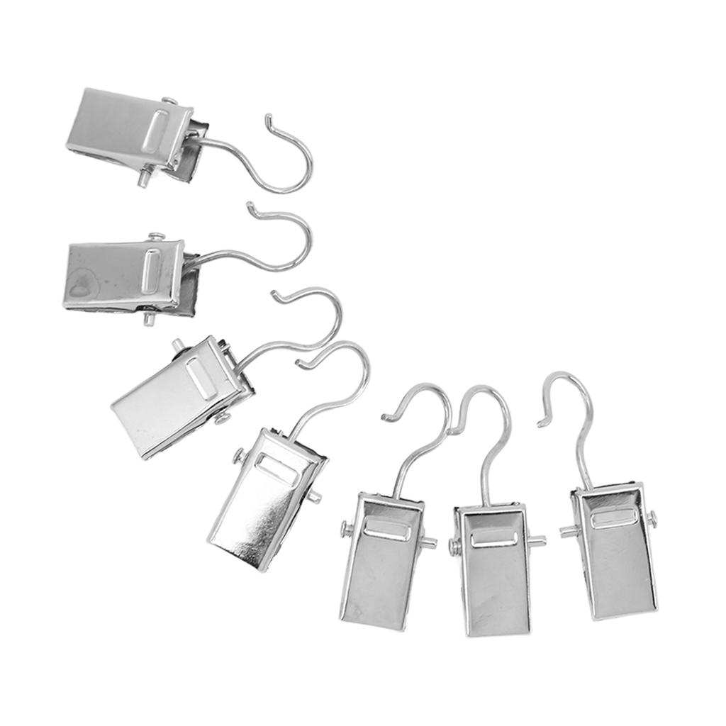 100Pcs Curtain Clips Premium Metal Sturdy Durable Rustproof Wide Application Metal Clips for Home