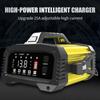 25A/15A Smart Car Battery Charger for 12V-24V Motorcycle Lead Acid AGM GEL LiFePo4 Batteries Portable Car Booster Pulse Repair