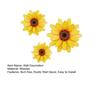 3Pcs/Set Sunflower Wall Decoration Rustic Wooden Sunflower Sign Wall Art