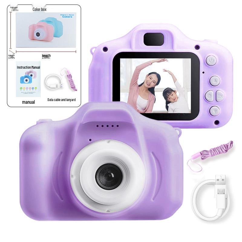 Cross-Border Digital Cartoon Kids Mini SLR Sports Camera Toy