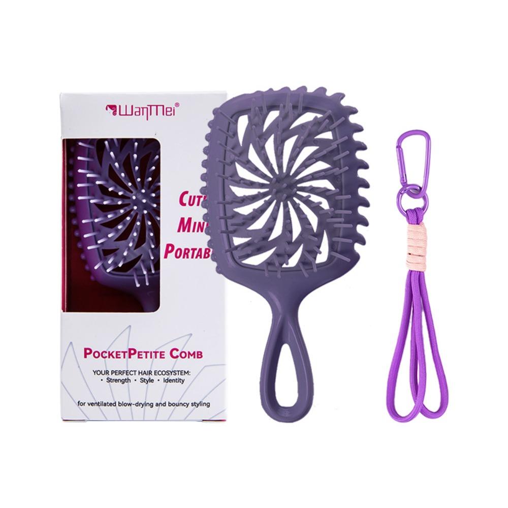 with Lanyard Scalp Massage Comb Mini Styling Comb Portable Hair Brush Hair Styling Tools