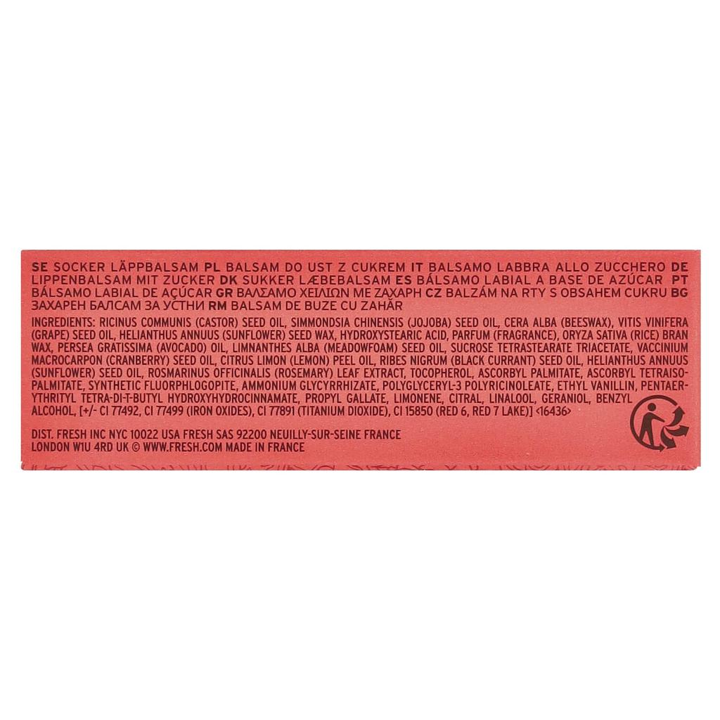 Fresh Сахарный бальзам для губ, коралловый, 4,3 г (0,15 унции)