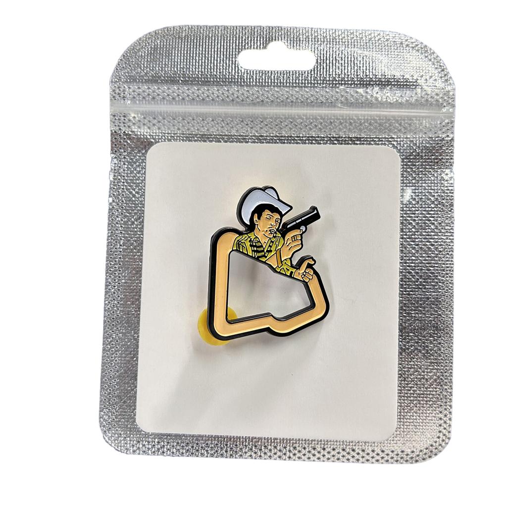 New Era Cartoon Hat Pins Metal Baseball Cap Brooches Fashion Clothing Accessories Non-Slip Cap Badge Hat Decoration