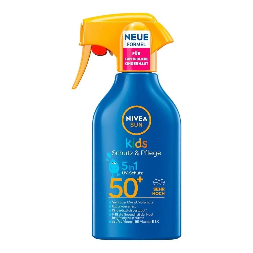 Немецкий солнцезащитный спрей Nivea Kids SPF50+ 250 мл