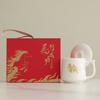 1011 New Ceramic Mug for the Year of the Horse, Tea Cup, High-end Gifts for Customers and Elders, Company Annual Meeting Gift